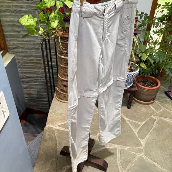 Vintage Columbia Women’s Khaki Zip‑Off Convertible Hiking Pants Size 6 - Picture 5 of 9